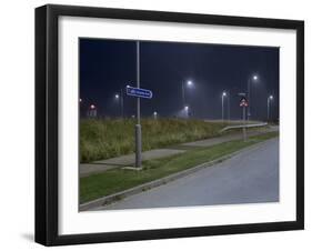 Roadside at Night-Robert Brook-Framed Premium Photographic Print