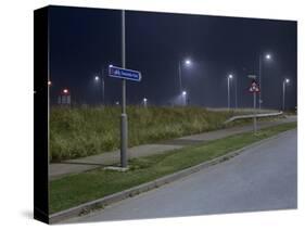 Roadside at Night-Robert Brook-Stretched Canvas