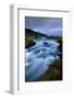 Roadside Blue, Water and Sky Drama Southern Iceland Ring Road-Vincent James-Framed Photographic Print
