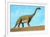 Roadside Brontosaurus-null-Framed Premium Giclee Print