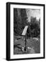 Roadside calvaries at the edge of the forest-Klaus Scholz-Framed Photographic Print