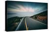 Roadside Clouds, Marin Headlands, San Francisco-Vincent James-Stretched Canvas