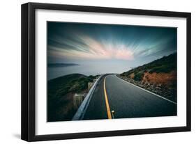 Roadside Clouds, Marin Headlands, San Francisco-Vincent James-Framed Photographic Print