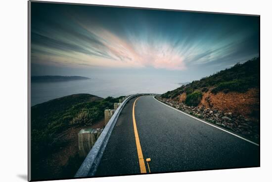 Roadside Clouds, Marin Headlands, San Francisco-Vincent James-Mounted Photographic Print