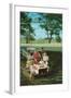 Roadside Family Picnic-null-Framed Art Print