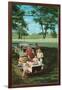 Roadside Family Picnic-null-Framed Art Print