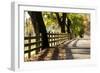 Roadside Fence-Lance Kuehne-Framed Photographic Print