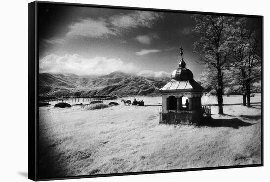 Roadside Shrine, Entrance to the Carpathian Mountains, Romania-Simon Marsden-Framed Stretched Canvas