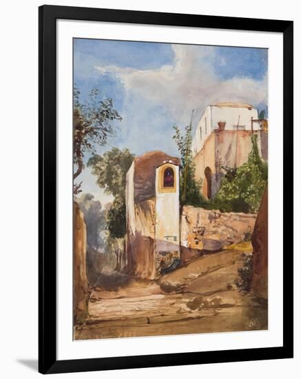 Roadside Shrine-Giacinto Gigante-Framed Giclee Print