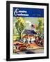 "Roadside Stand," Country Gentleman Cover, July 1, 1942-Hardie Gramatky-Framed Giclee Print