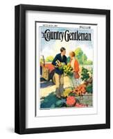 "Roadside Stand," Country Gentleman Cover, September 1, 1927-William Meade Prince-Framed Giclee Print