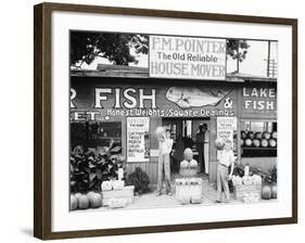 Roadside stand near Birmingham, Alabama, 1936-Walker Evans-Framed Photographic Print