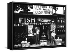 Roadside Stand near Birmingham, Alabama-Walker Evans-Framed Stretched Canvas