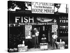 Roadside Stand near Birmingham, Alabama-Walker Evans-Stretched Canvas