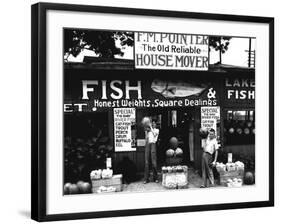 Roadside Stand near Birmingham, Alabama-Walker Evans-Framed Photo