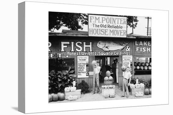 Roadside Stand Near Birmingham, Alabama-Walker Evans-Stretched Canvas