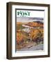 "Roadside Vegetable Stand," Saturday Evening Post Cover, September 9, 1961-John Clymer-Framed Giclee Print