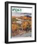 "Roadside Vegetable Stand," Saturday Evening Post Cover, September 9, 1961-John Clymer-Framed Giclee Print