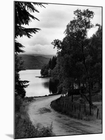 Roadside View of Loch Ard, 1946-Daily Record-Mounted Photographic Print