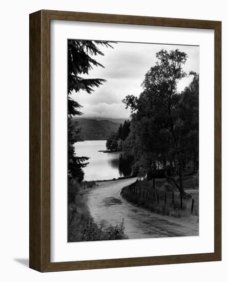 Roadside View of Loch Ard, 1946-Daily Record-Framed Photographic Print