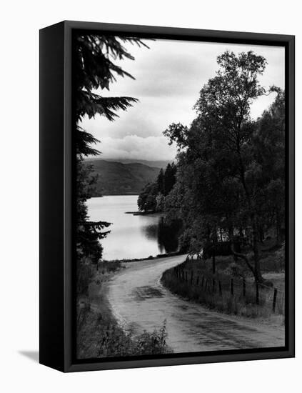 Roadside View of Loch Ard, 1946-Daily Record-Framed Stretched Canvas