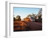 Roadtrain Hurtles Through Outback, Cape York Peninsula, Queensland, Australia-Oliver Strewe-Framed Photographic Print