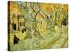 Roadworks At Saint-rémy, 1889-Vincent van Gogh-Stretched Canvas