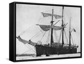 Roald Amundse, The First to Reach the South Pole on December 14th, 1911-null-Framed Stretched Canvas