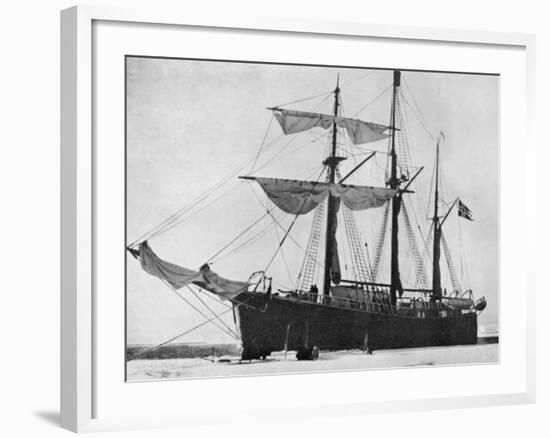 Roald Amundse, The First to Reach the South Pole on December 14th, 1911-null-Framed Photographic Print