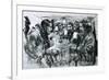 Roald Amundsen and His Companions Celebrating Christmas-Graham Coton-Framed Giclee Print