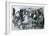 Roald Amundsen and His Companions Celebrating Christmas-Graham Coton-Framed Giclee Print