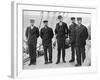 Roald Amundsen and His Men Aboard the 'Fram', Hobart, 1912-null-Framed Photographic Print