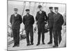Roald Amundsen and His Men Aboard the 'Fram', Hobart, 1912-null-Mounted Photographic Print