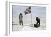 Roald Amundsen, First to Reach the South Pole, Fixing Position at the Pole,1911-null-Framed Giclee Print