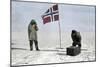 Roald Amundsen, First to Reach the South Pole, Fixing Position at the Pole,1911-null-Mounted Giclee Print