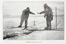 Polar Transport-Roald Amundsen-Framed Stretched Canvas