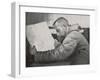 Roald Amundsen in the Cabin of His Ship Gjoa-null-Framed Premium Photographic Print