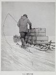 Polar Transport-Roald Amundsen-Framed Stretched Canvas