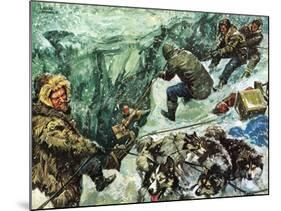 Roald Amundsen's Journey to the South Pole-Luis Arcas Brauner-Mounted Giclee Print
