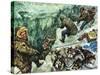 Roald Amundsen's Journey to the South Pole-Luis Arcas Brauner-Stretched Canvas