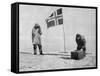 Roald Amundsen the First to Reach the South Pole Did So-null-Framed Stretched Canvas