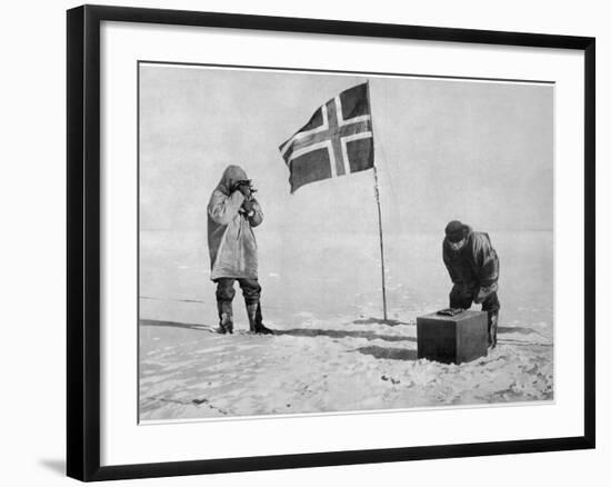 Roald Amundsen the First to Reach the South Pole Did So-null-Framed Photographic Print