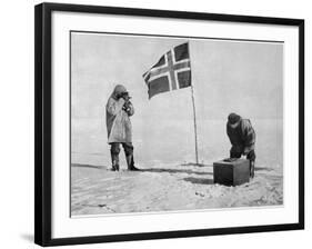 Roald Amundsen the First to Reach the South Pole Did So-null-Framed Photographic Print