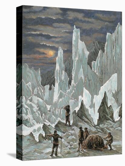 Roald Engebrecht Amundsen (Borge, 1872, in the Arctic, 1928). Norwegian Explorer by Hildibrand-Prisma Archivo-Stretched Canvas