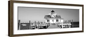 Roanoke Marshes Lighthouse, Outer Banks, North Carolina, USA-null-Framed Photographic Print