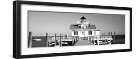 Roanoke Marshes Lighthouse, Outer Banks, North Carolina, USA-null-Framed Photographic Print