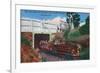 Roanoke, Virginia - Mill Mountain Children's Zoo Train the Zoo Choo-Lantern Press-Framed Premium Giclee Print