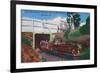 Roanoke, Virginia - Mill Mountain Children's Zoo Train the Zoo Choo-Lantern Press-Framed Premium Giclee Print