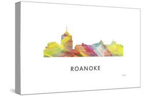 Roanoke Virginia Skyline-Marlene Watson-Stretched Canvas