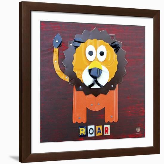 Roar the Lion-Design Turnpike-Framed Giclee Print